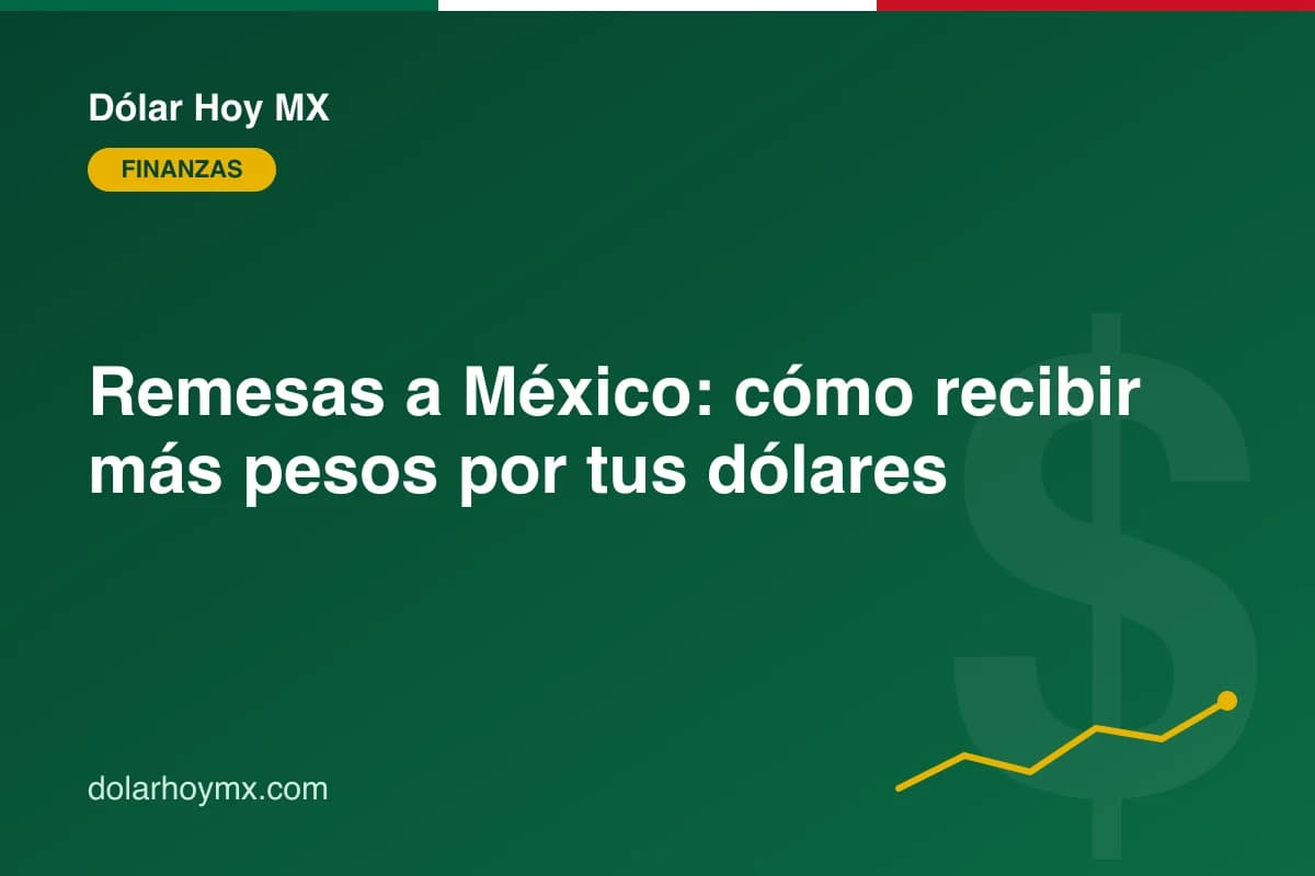 Ilustración editorial para: Remesas a México: cómo recibir más pesos por tus dólares